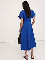 Cotton Poplin Shirt Dress