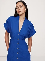 Cotton Poplin Shirt Dress