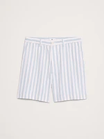 Textured Stripe Pull-On Short