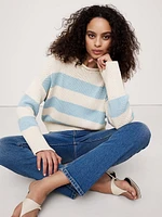 Oversized Cotton Roll-Neck Sweater