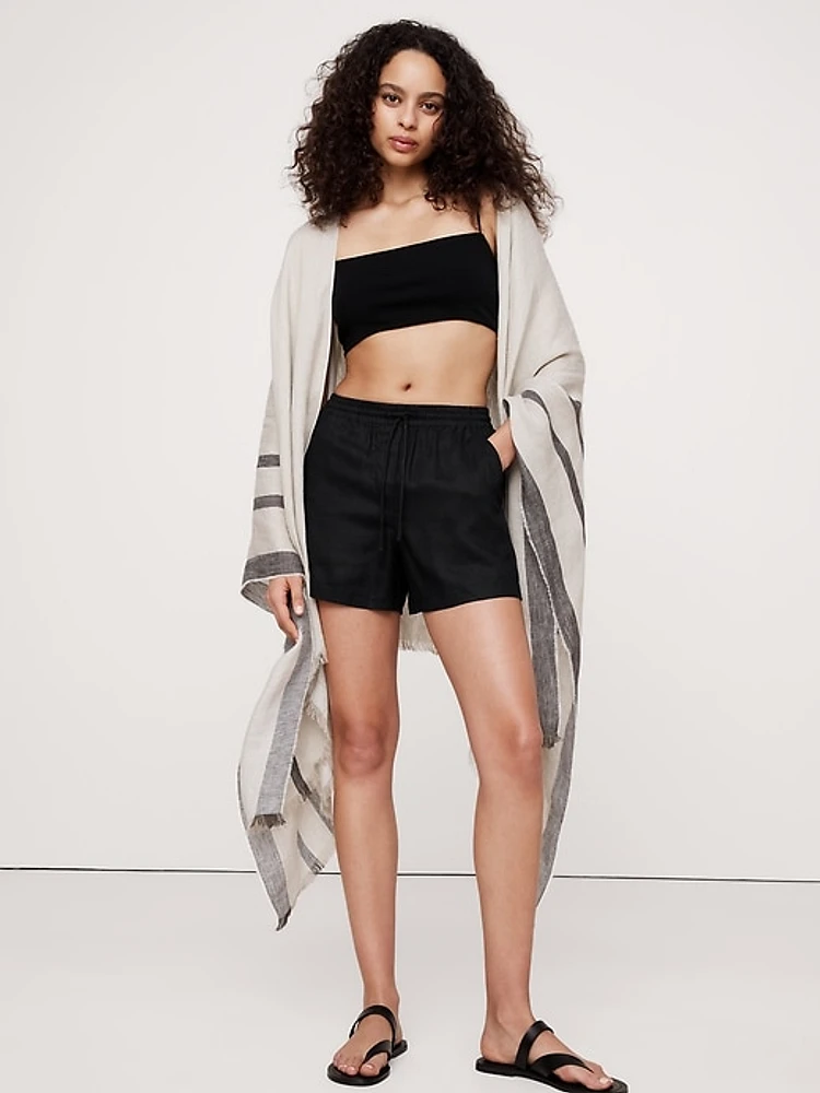 Lightweight Linen Poncho