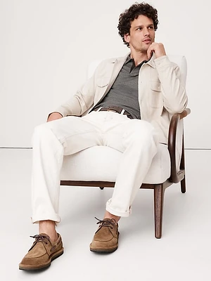 Luxury-Touch Stripe Polo