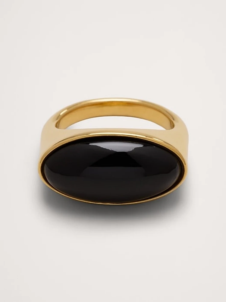 Gold & Black Mix Ring