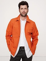 Water-Resistant Shirt Jacket