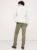 Straight Linen-Cotton Traveler Pant