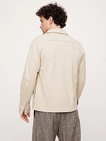 French Terry Shirt Jacket