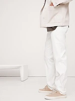 Straight Linen-Cotton Traveler Pant