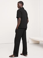 Slub Bouclé Beach Pant