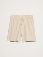 Waffle-Knit Pull-On Short