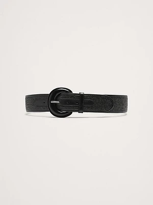 Woven & Leather Belt