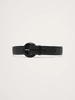 Woven & Leather Belt