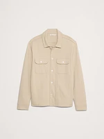 French Terry Shirt Jacket