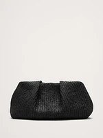 Raffia Clutch