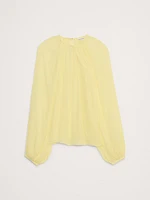 Chiffon Twist-Neck Top