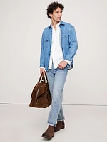 Relaxed-Fit Washed Cotton Poplin Shirt