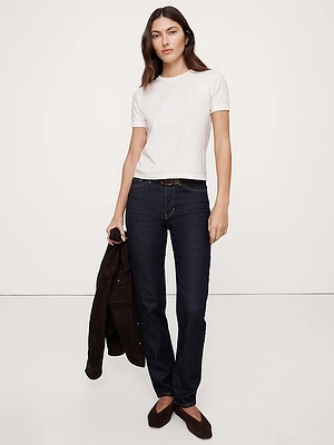 Vintage Cotton Crew-Neck T-Shirt