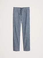 Relaxed Hemp-Cotton Pull-On Pant