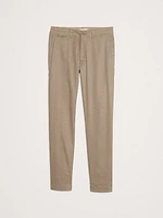 Athletic Slim Linen-Cotton Chino