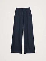 Linen Pull-On Pant