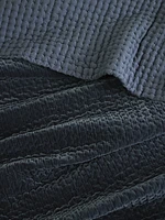 Hand-Stitched Velvet Quilt