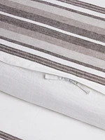 Multi-Stripe Linen Duvet Cover