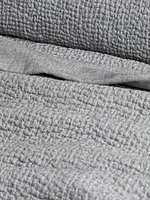 Hand-Stitched Cotton-Cashmere Quilt