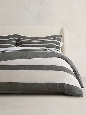 Bold Stripe Linen Duvet
