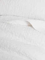 Hand-Stitched Linen Quilt