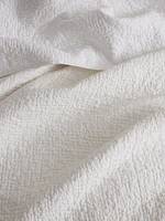 Hand-Stitched Abstract Silk Quilt