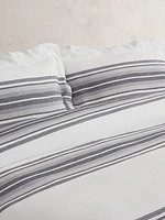 Multi-Stripe Linen Duvet Cover