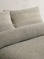 Heirloom Embroidered Linen Duvet Cover