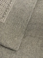 Heirloom Embroidered Linen Duvet Cover