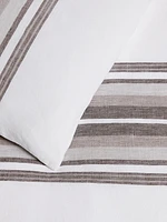 Multi-Stripe Linen Duvet Cover
