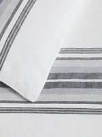 Multi-Stripe Linen Duvet Cover
