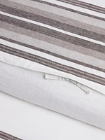 Multi-Stripe Linen Duvet Cover