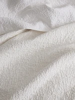 Hand-Stitched Abstract Silk Quilt