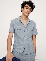 Herringbone Jacquard Resort Shirt