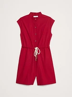 Cotton Poplin Romper