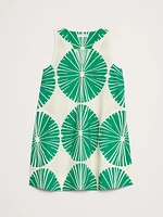 Cotton Poplin Swing Mini Dress