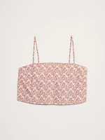 Cotton Poplin Cropped Cami