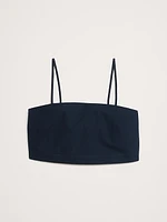 Cotton Poplin Cropped Cami