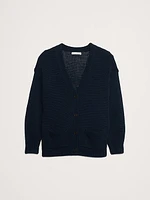 Oversized Cotton Long Cardigan