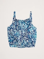 Linen Open-Back Tank