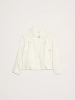 Oversized Viscose-Linen Popover