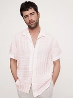 Standard-Fit Linen Resort Shirt