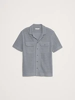 Herringbone Jacquard Resort Shirt