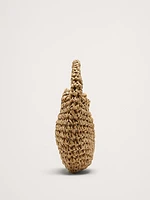 Micro Slouch Straw Bag by Hat Attack