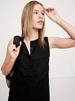 Linen Sleeveless Tunic