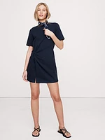 Cotton Twisted T-Shirt Dress