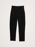 High-Rise Barrel Tencel™-Linen Pant